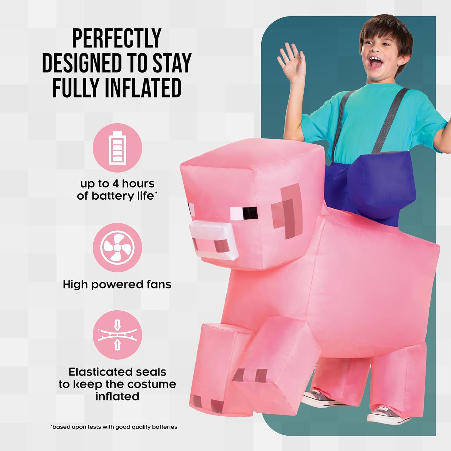 Disguise Kids Unisex-Miangle Inflatable Costume - Minecraft Spider