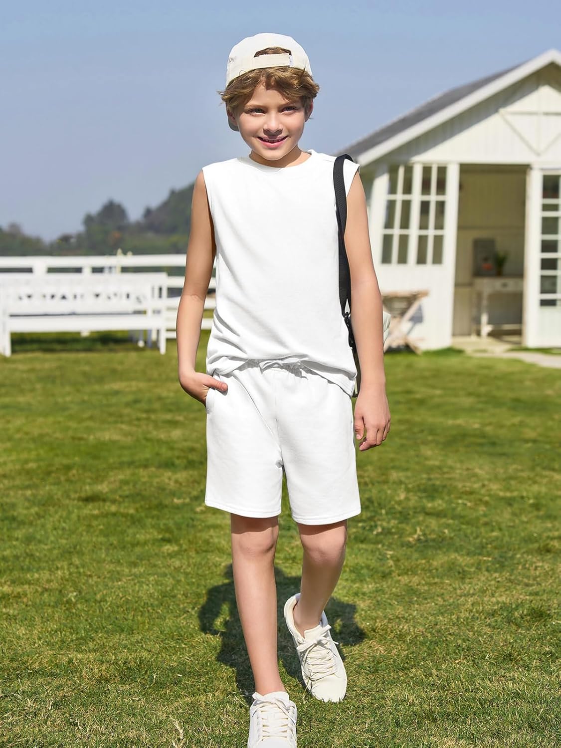 Haloumoning Boys 2-Piece Summer Outfits