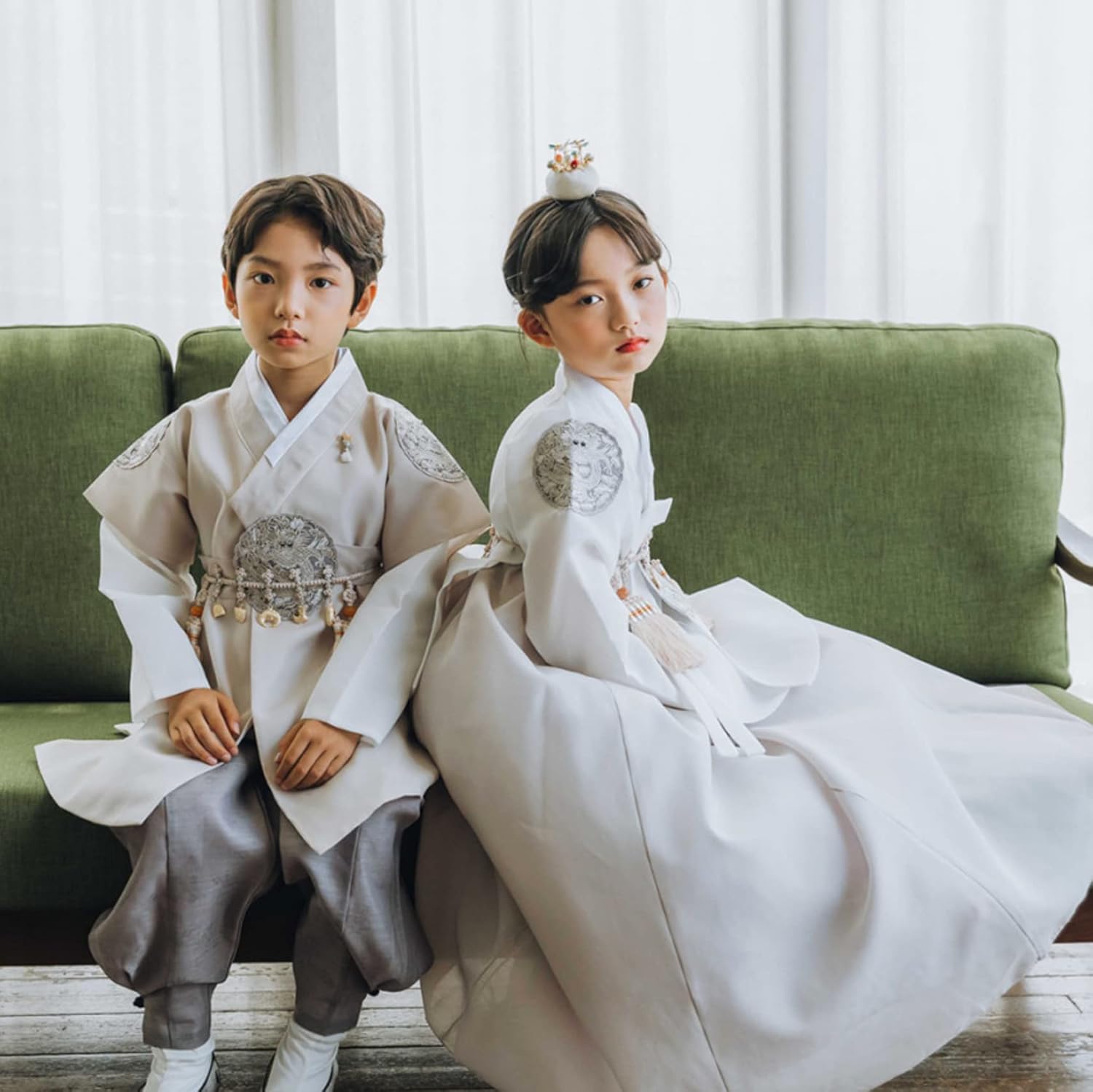 100 Days Korean Traditional Baby Boy Hanbok - Modern Timeless