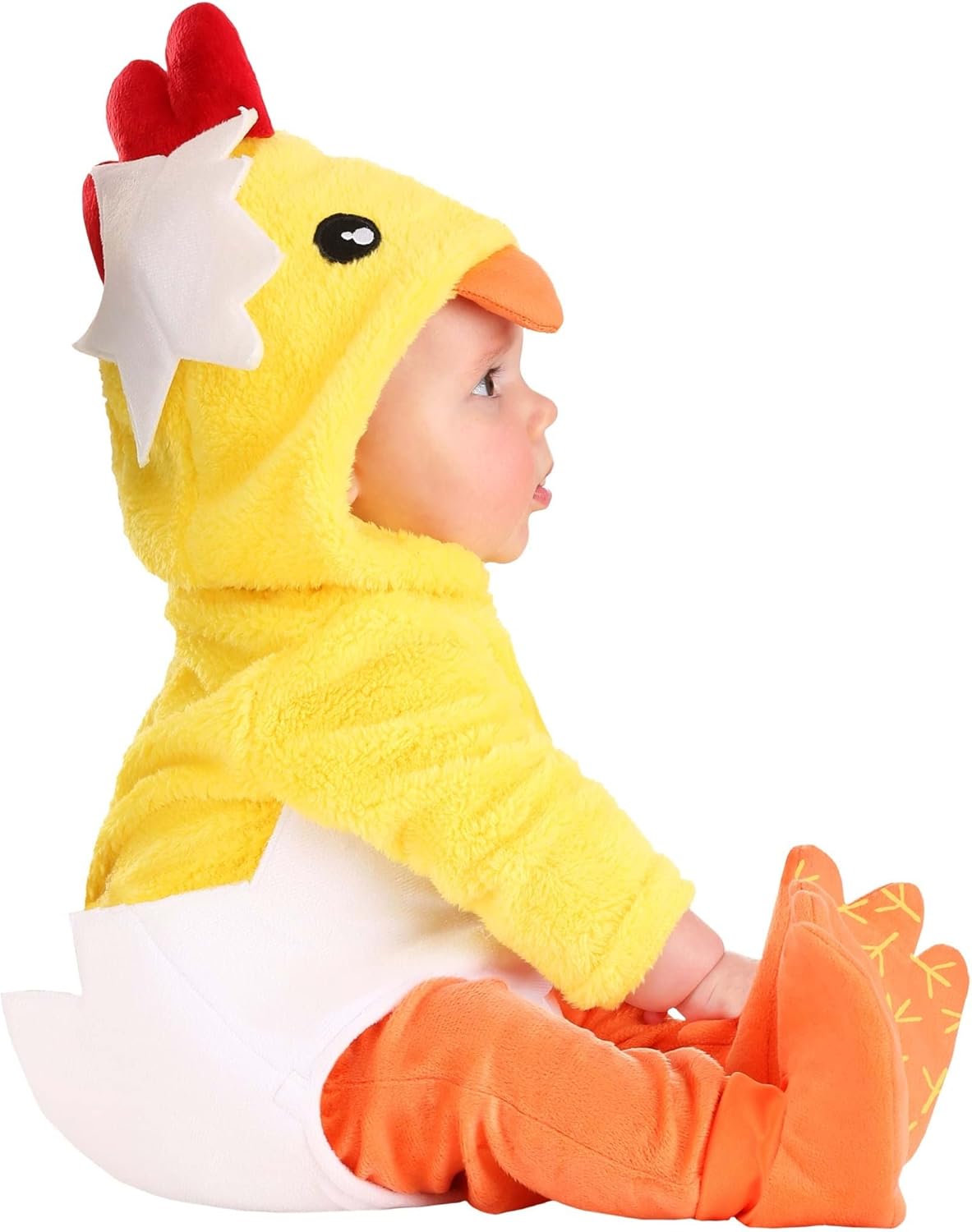 Adorable infant hatching chicken costume - ultimate comfort egg-ceptional detailing