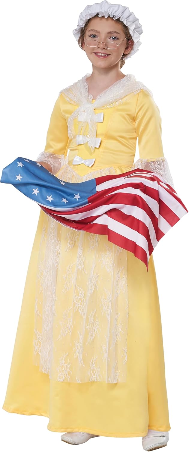 Betsy Ross Costumes for Girls - American Icon
