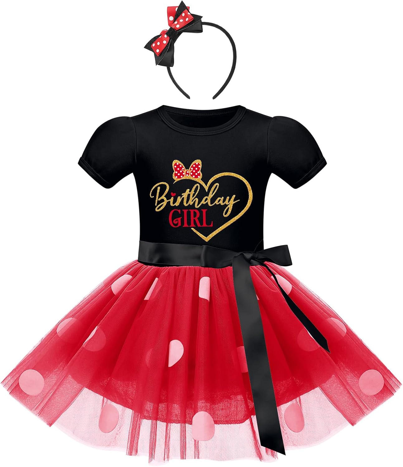 Brightly Colored Princess Birthday Outfit