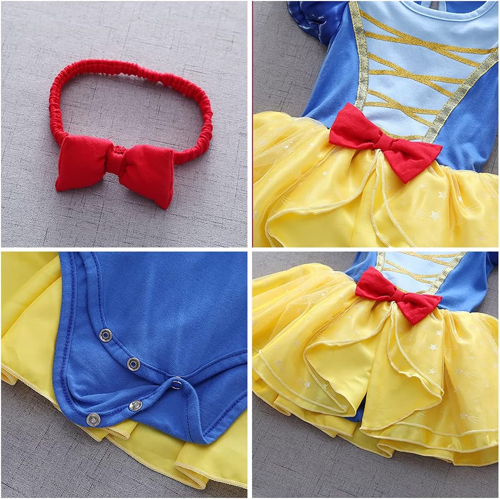 IBAKOM Baby Princess Set - Halloween Summer Outfits