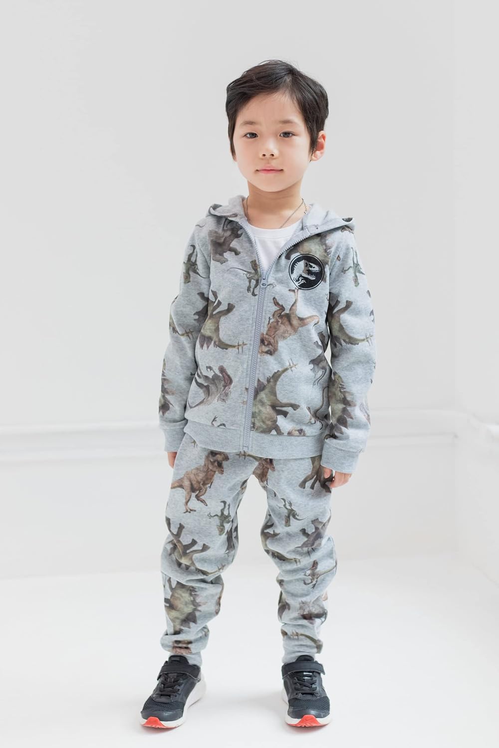 Little Kids to Big Kids Dinosaur T-Rex hoodie and pants set