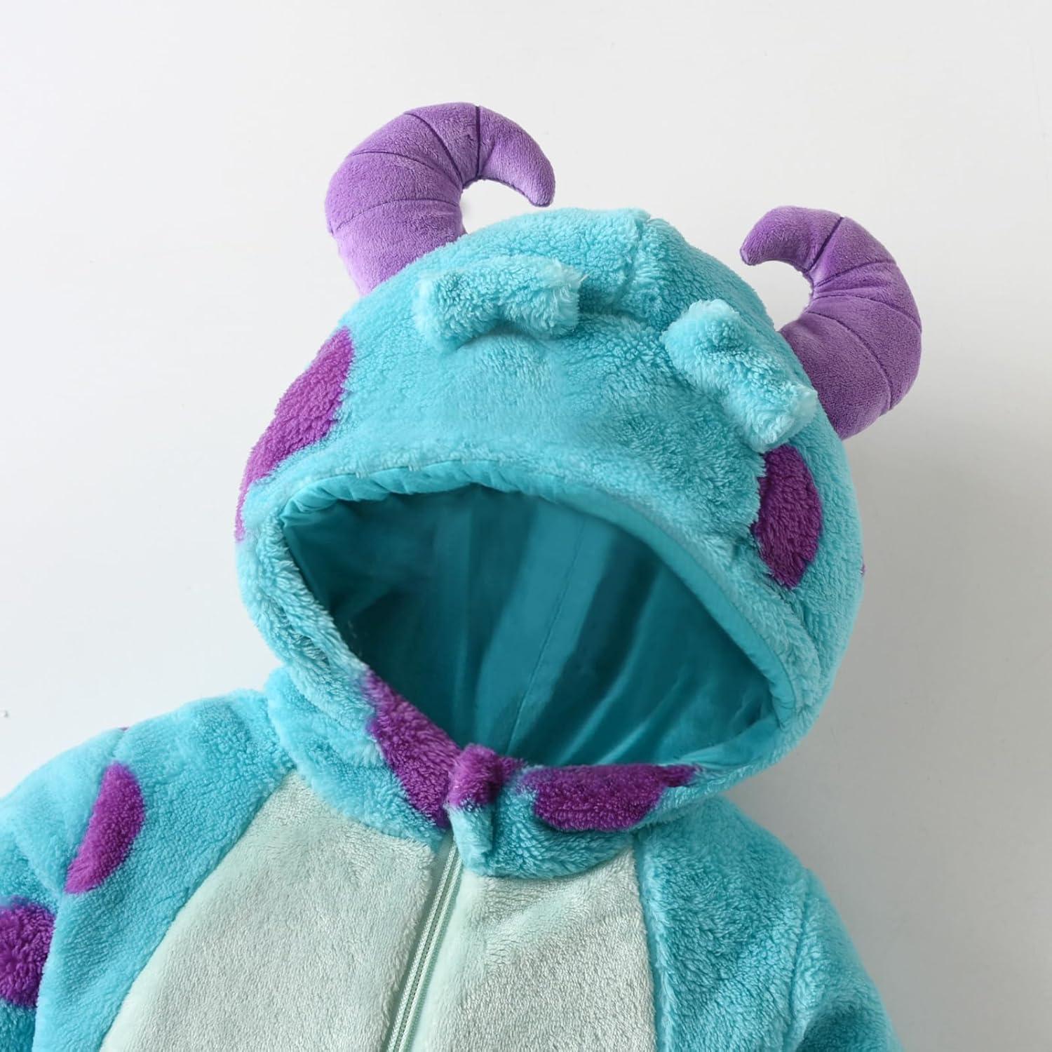 Cutie Monkeys Toddler Romper Soft Fuzzy Halloween Costume
