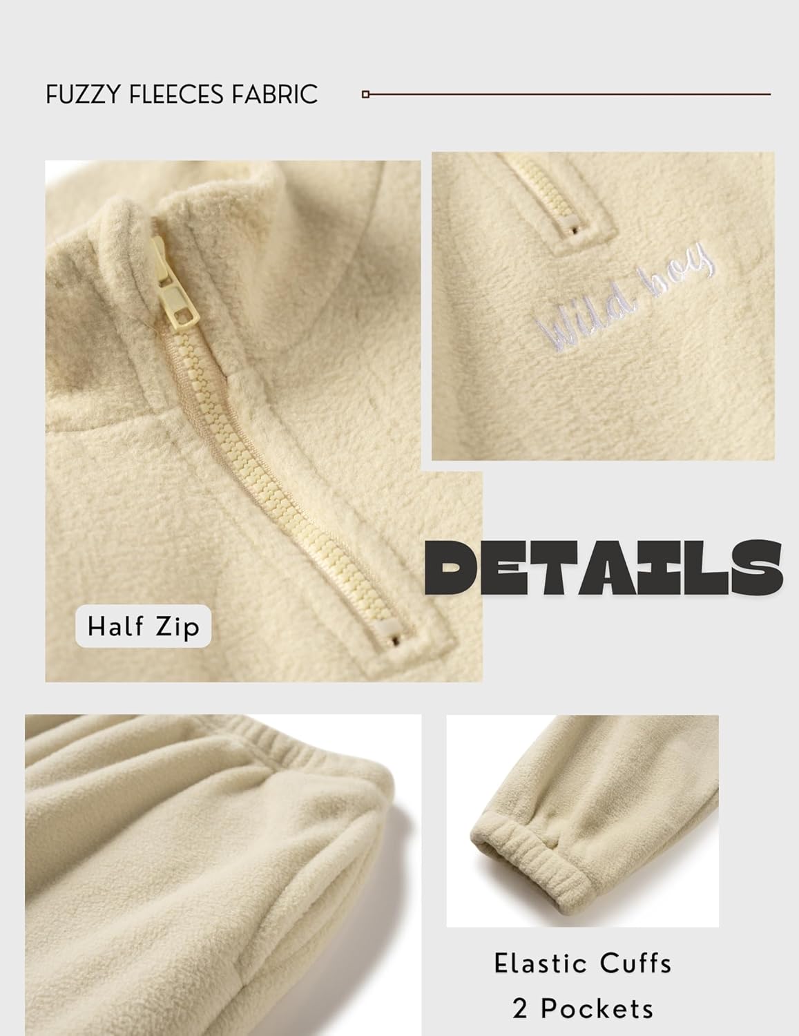 Keep Your Little One Cozy Fashionable and Adorable in the Khaki Set