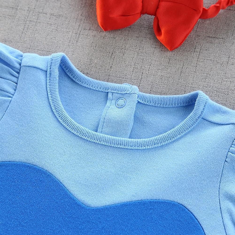 Princess Onesie Romper for Baby Girls Halloween Birthday Party Dress Up