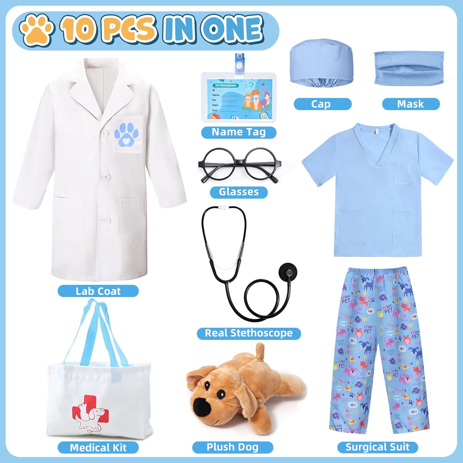 GC Kids Veterinary Costume Doctor Kit