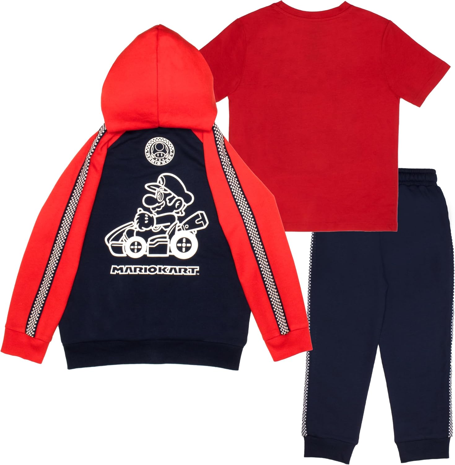 Nintendo Mario Kart Boys Graphix Set Lightweight Trip-Proof Outfit Kids Love