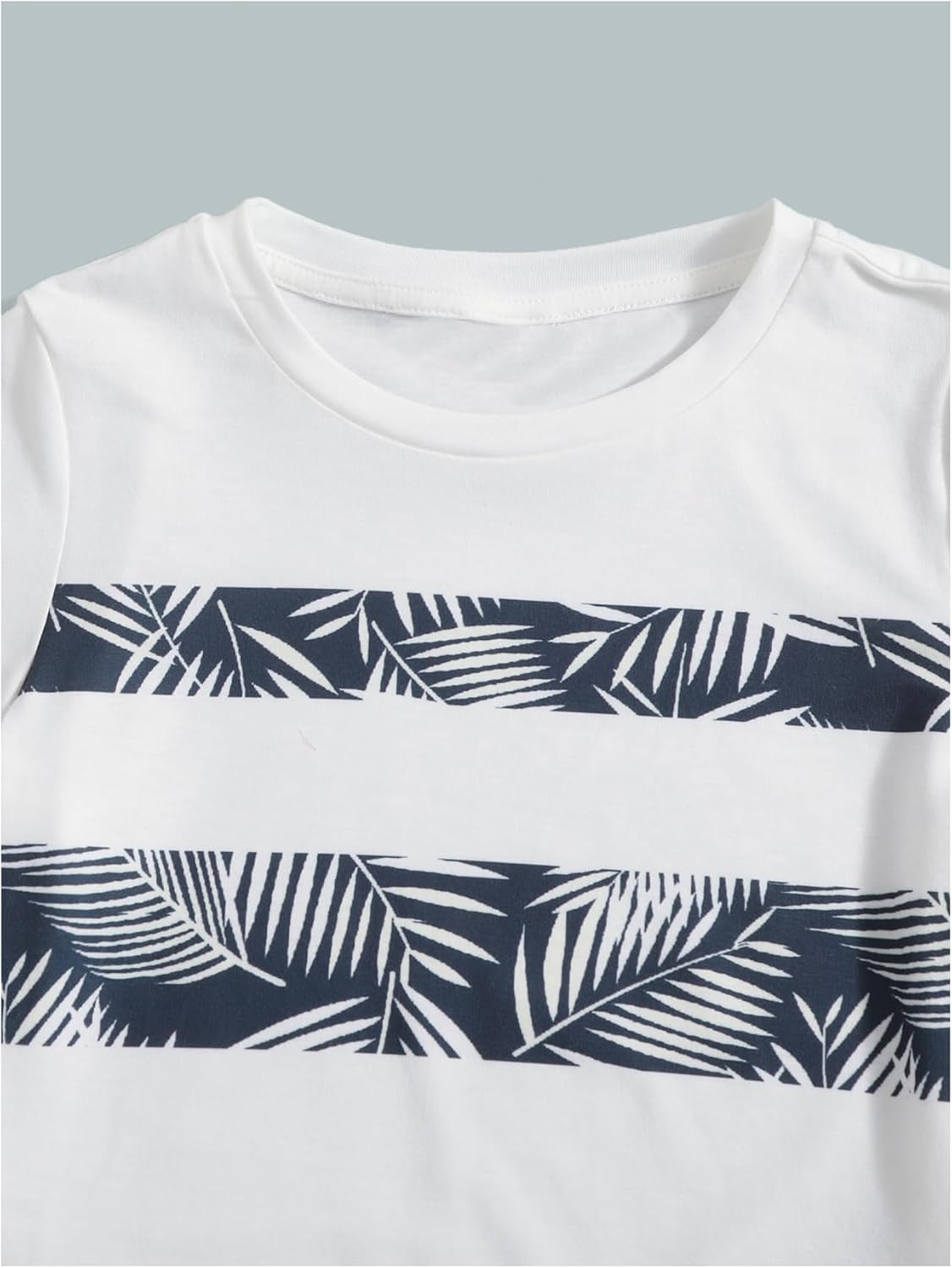 Tropical Cool Kids Outfit Boys 2-Piece Outfit with Tropical Print