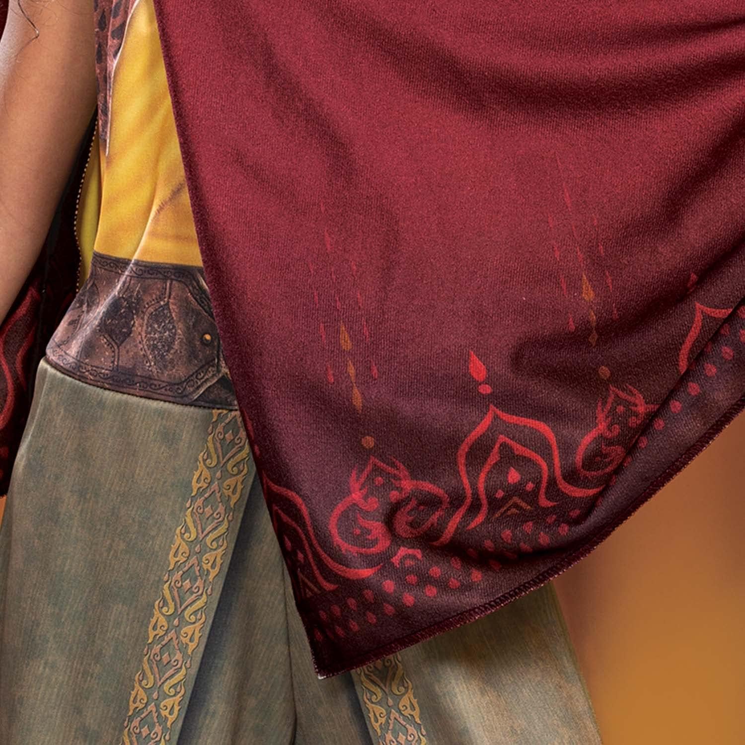 Disguise Girls Raya Costume Lone Warrior Last Dragon