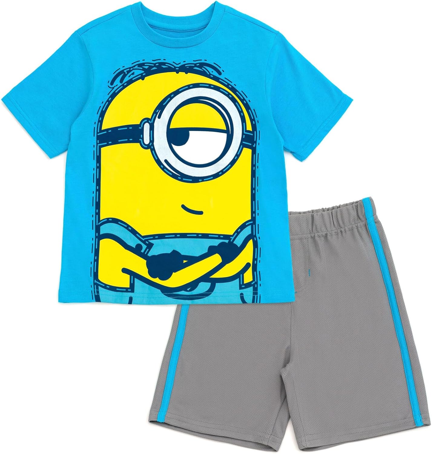 Outstanding Minions T-Shirt Shorts Set for Boys