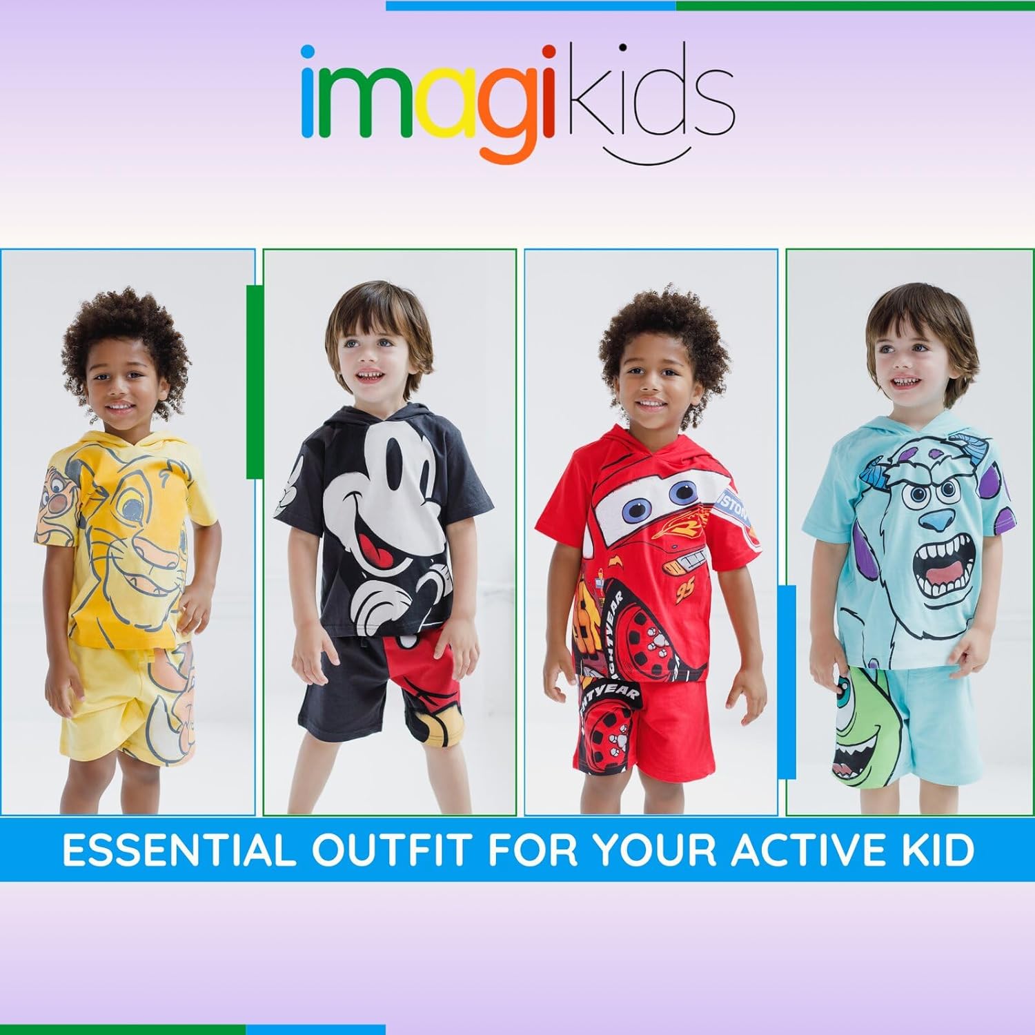Officially Licensed Disney T-Shirt and Shorts Set