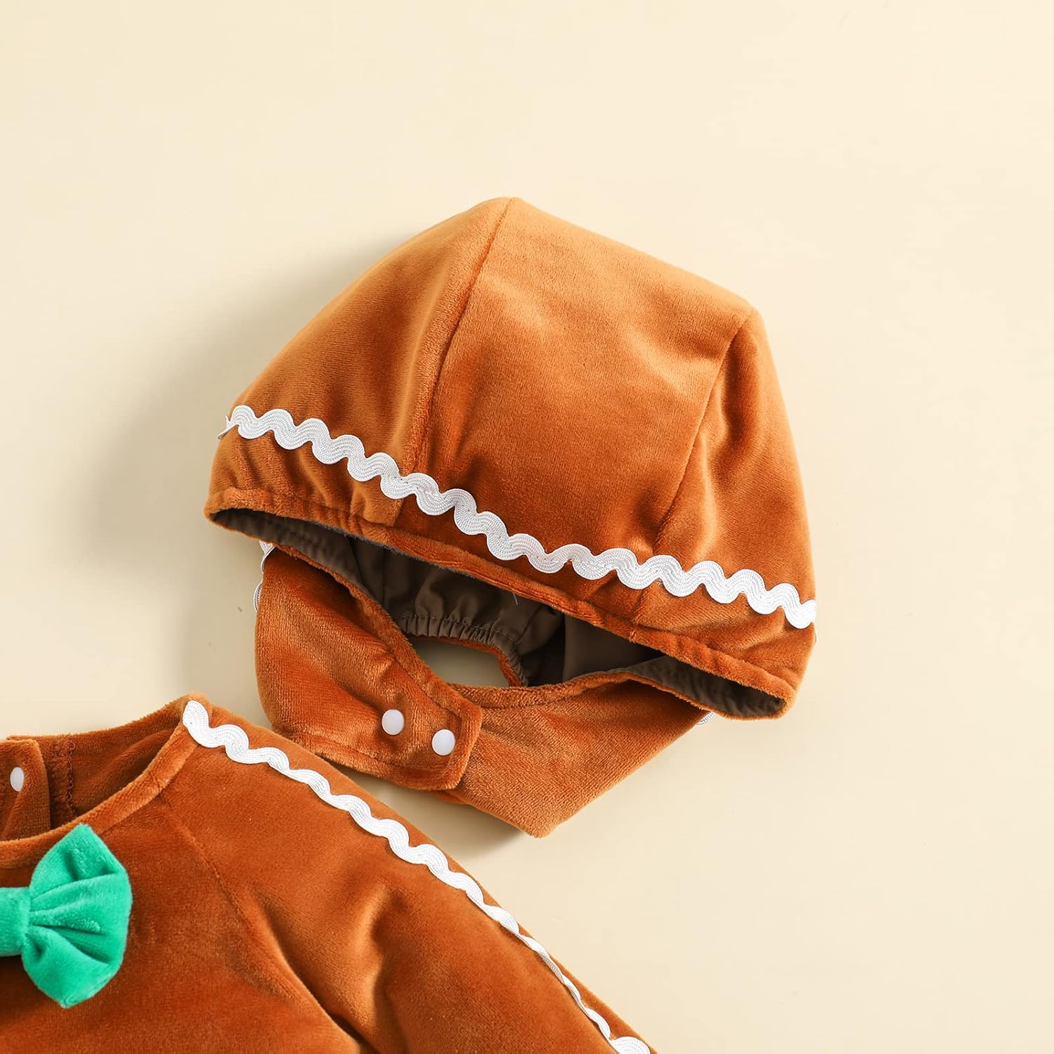 Gingerbread Romper Onesie for Newborns Babies