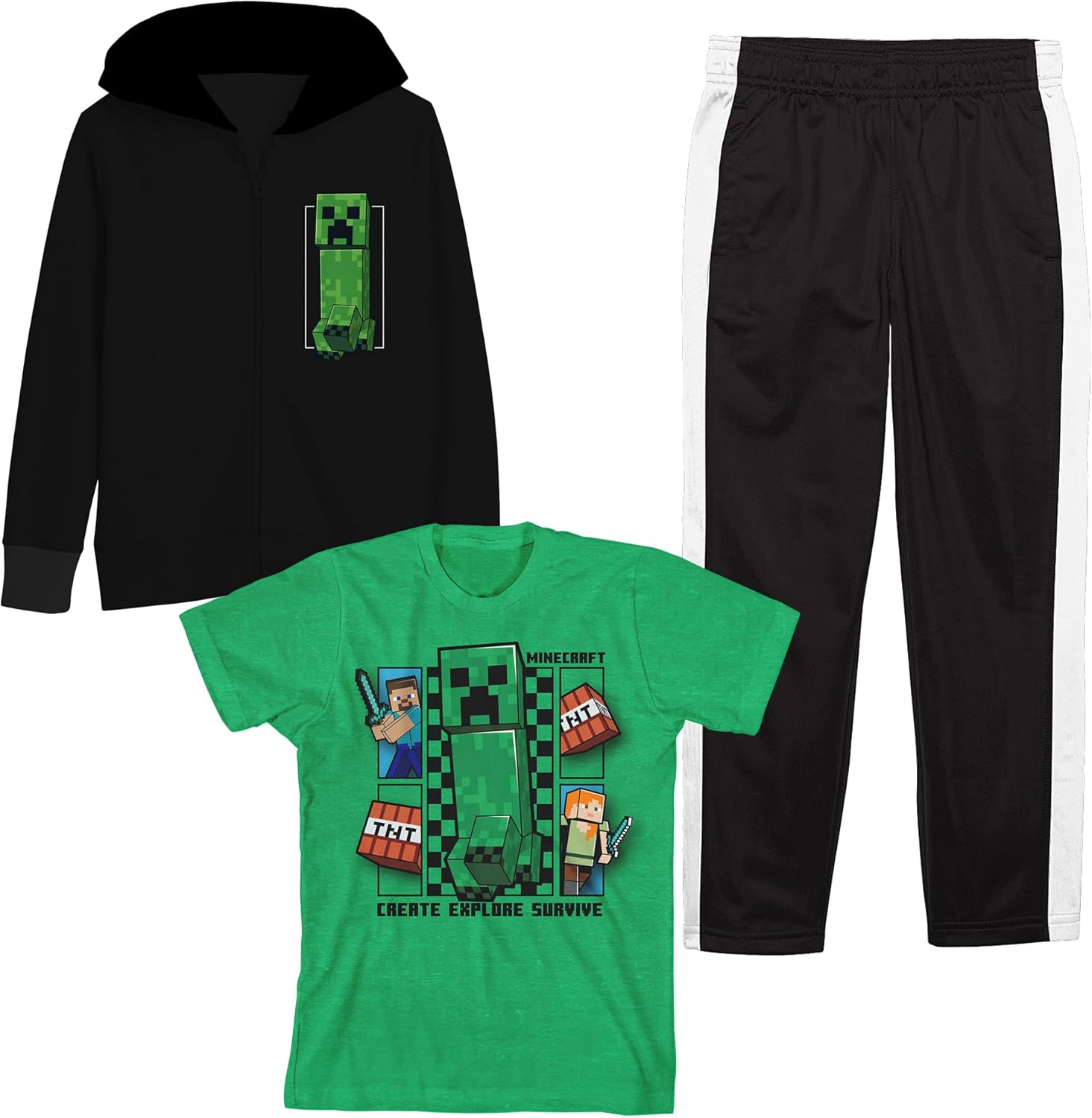 Youth Minecraft 3-Piece Set