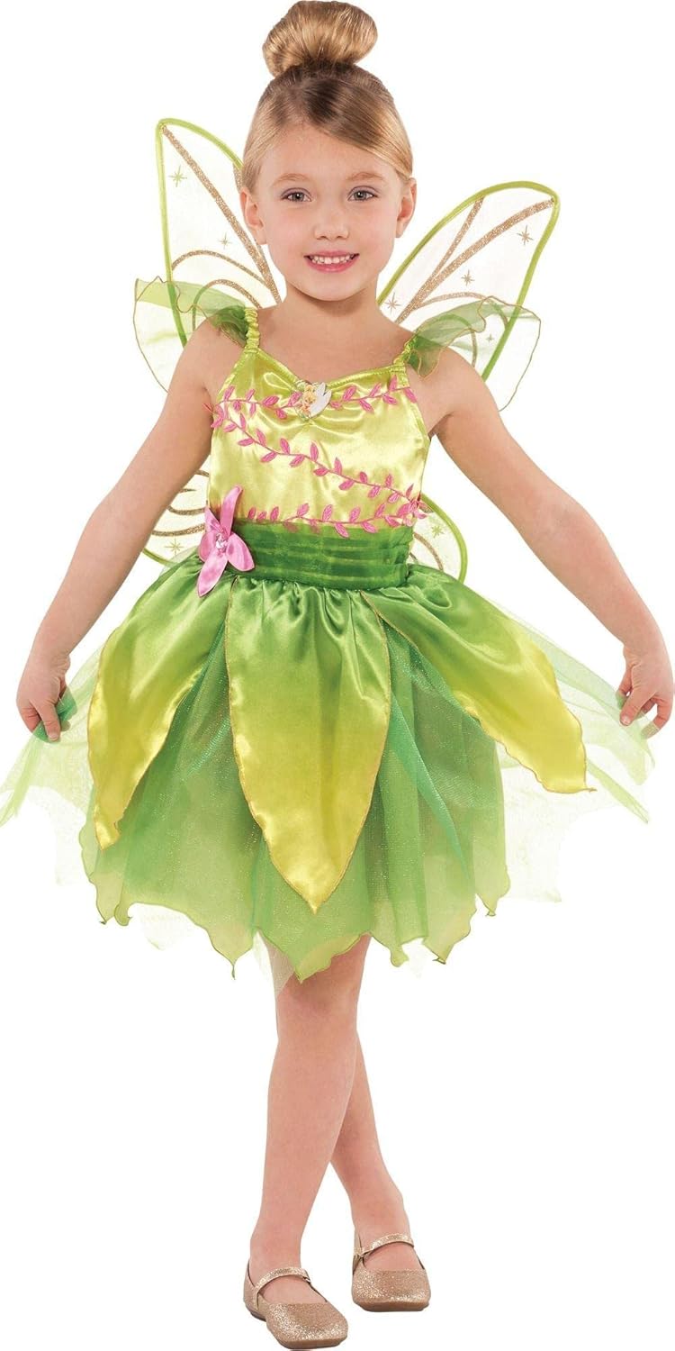 Tinker Bell Halloween Costume for Toddlers Girls Wings Included