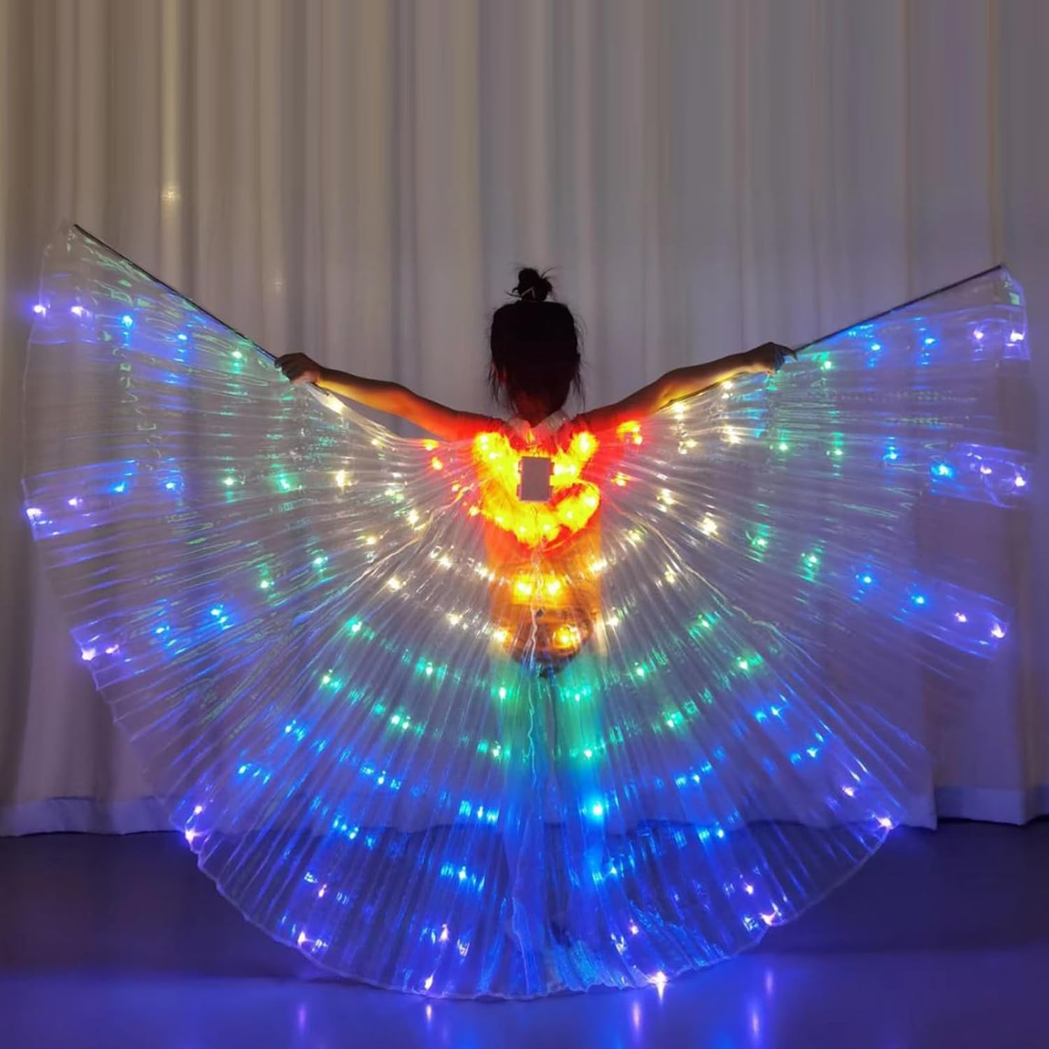 Kaskamo Girls LED Butterfly Wings Costume