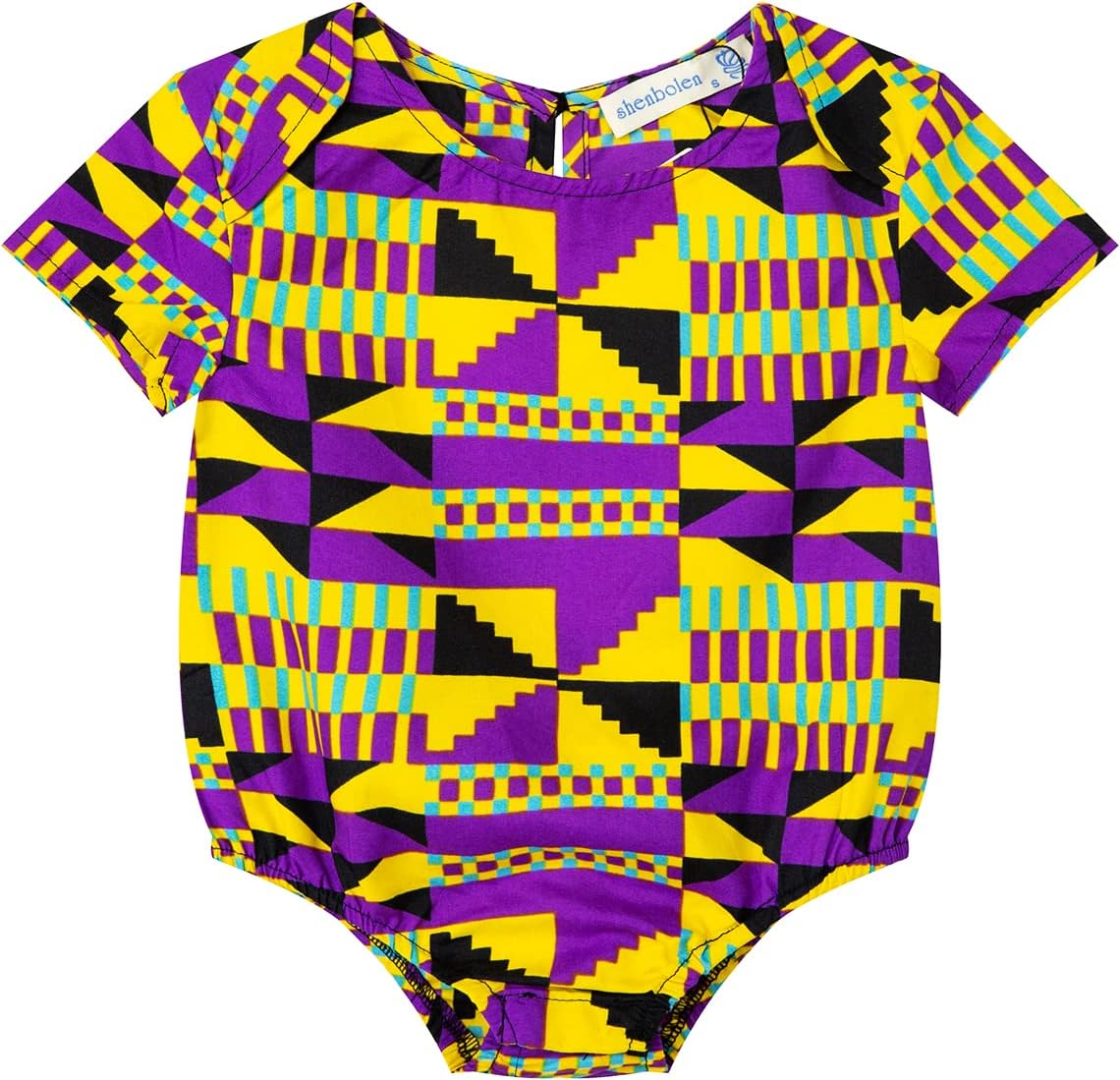 Vibrant African Dashiki Print Kids Jumpsuit