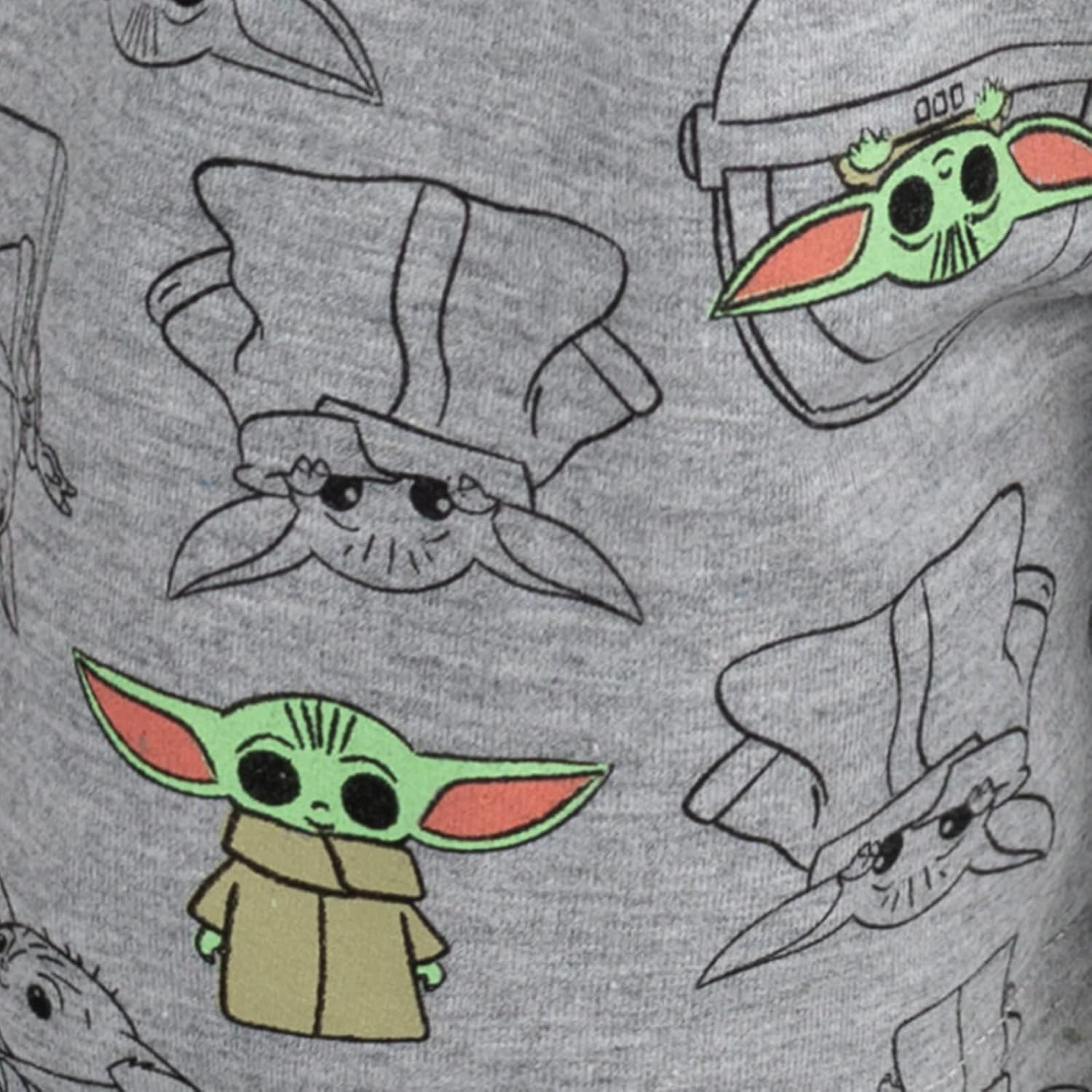 Star Wars Mandalorian The Child T-Shirt Shorts Set