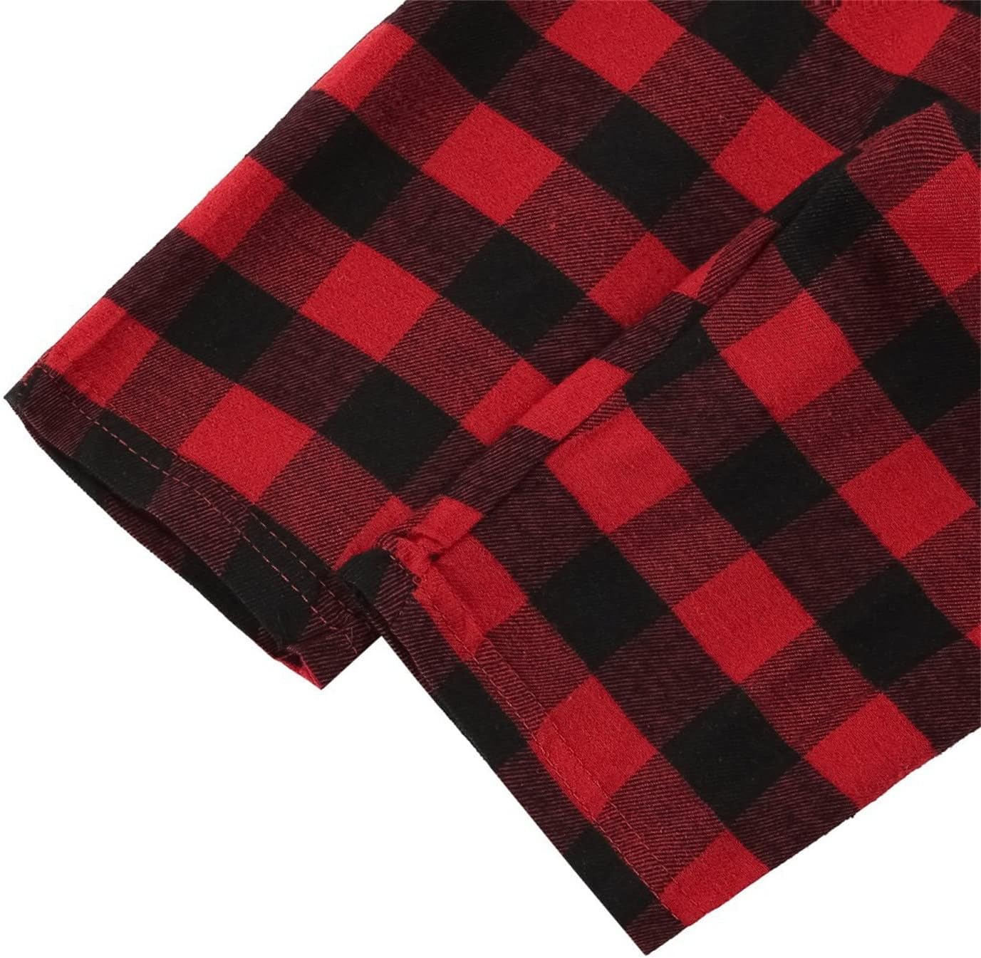 Christmas Kids Set for Boys Plaid Winter Outfit with Shield Fit