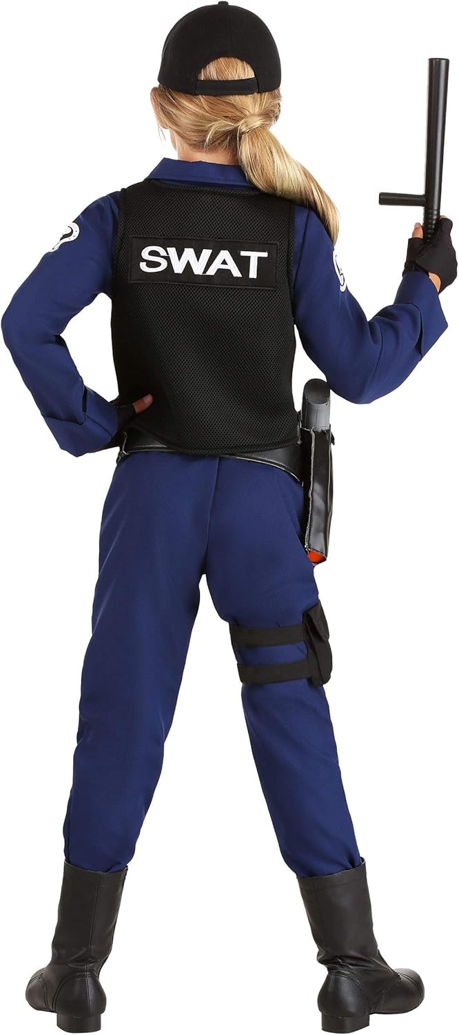 SWAT Team Girl Costume Elite Quality Halloween Party Must-Have