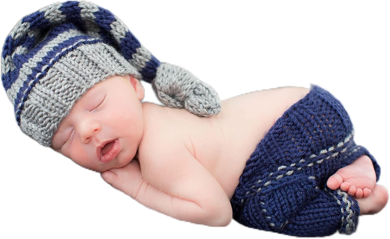 Vemonllas Newborn Knit Hat Pants Set forhoots
