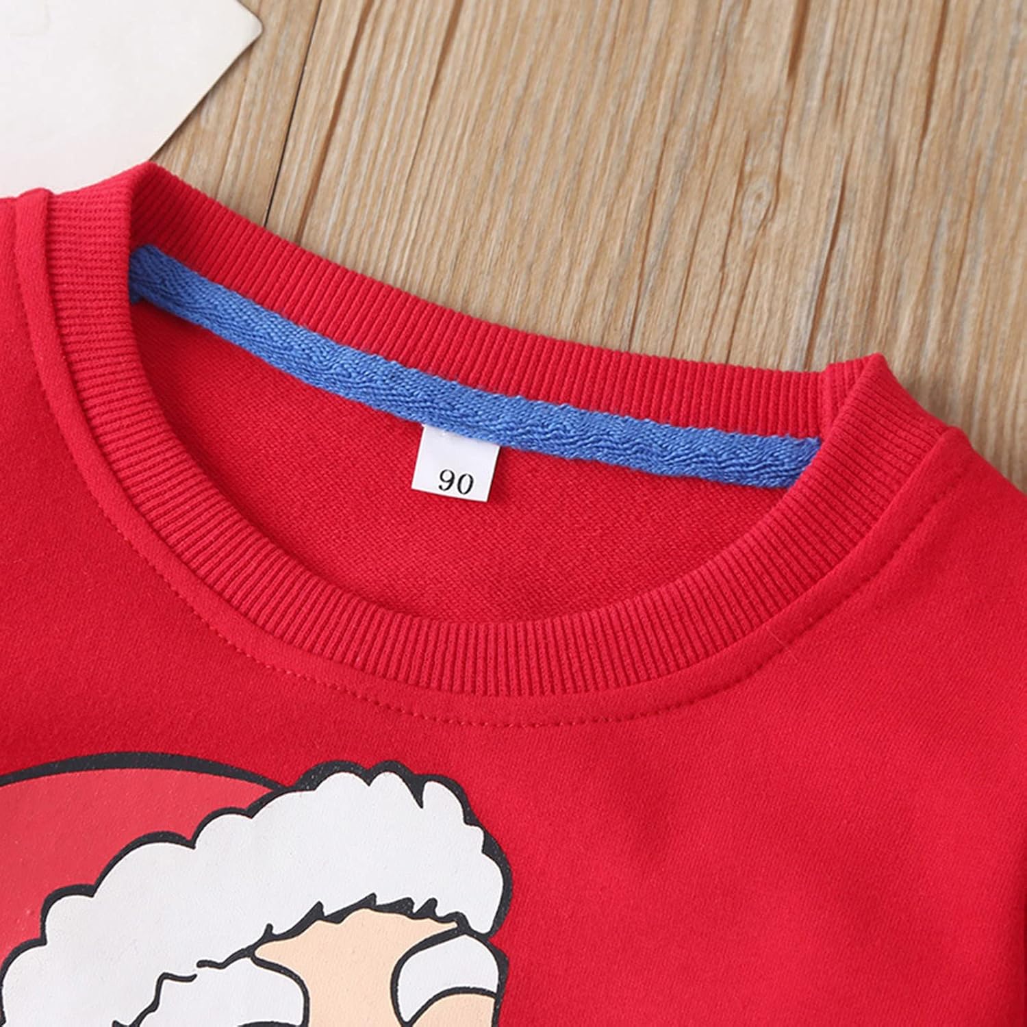 Pullover Pants Set for Boys Santa Prints Toddler Christmas Outfit