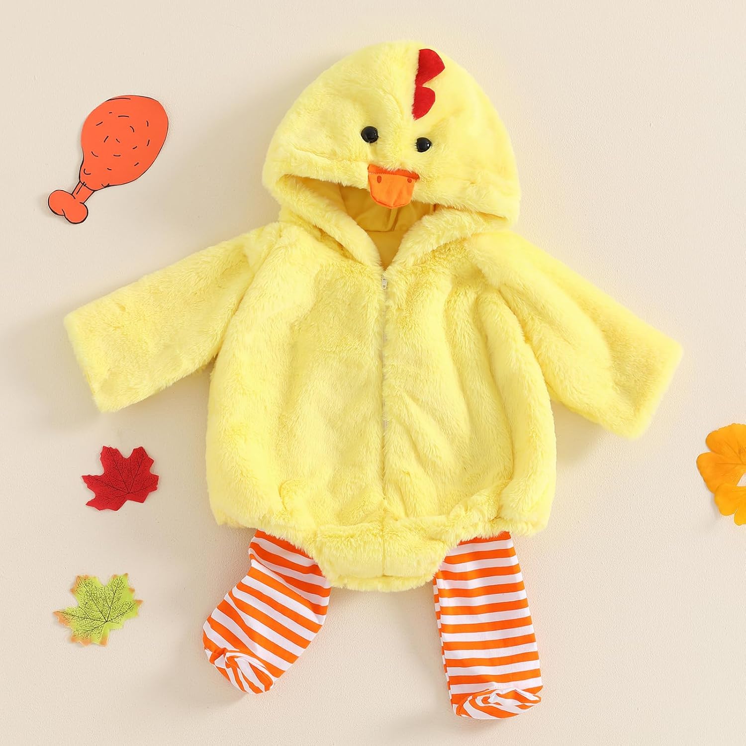 Twopumpkin Baby Chick Halloween Costumes for Girl Boy