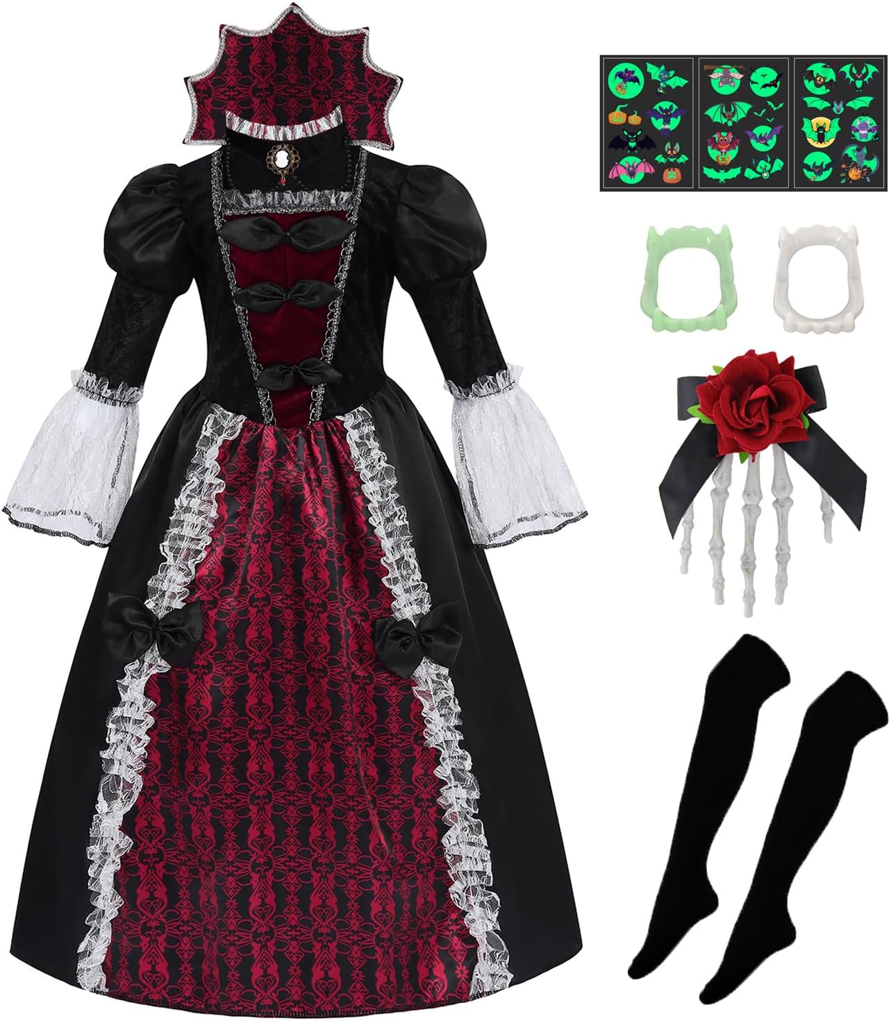 Royal Vampire Costume Girls Halloween