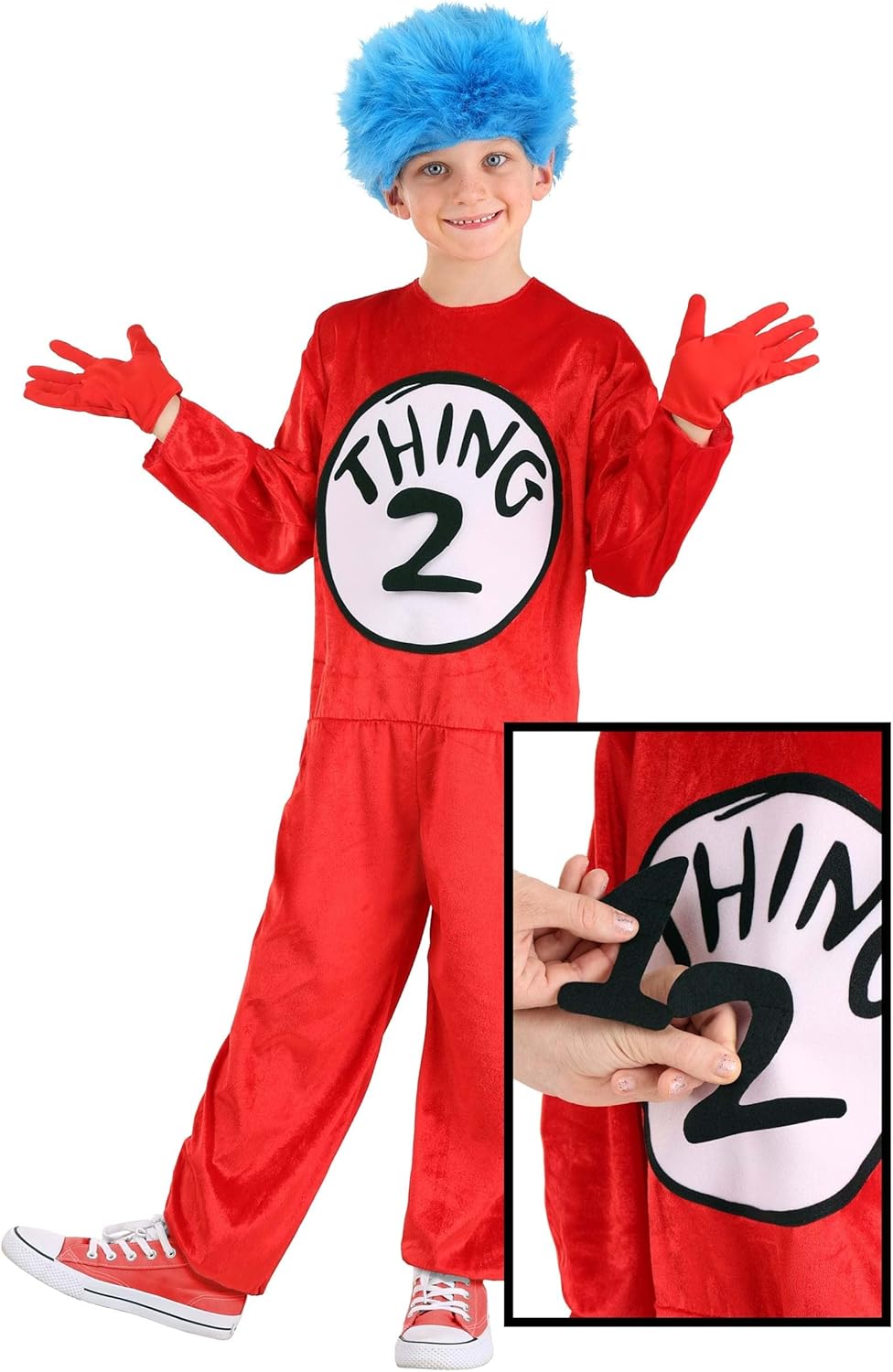 Dr Seuss One Two Costume for Kids