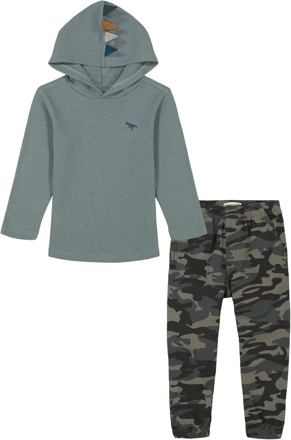 Energizing Kids Day with Boys 2pc Knit Woven Jogger Set