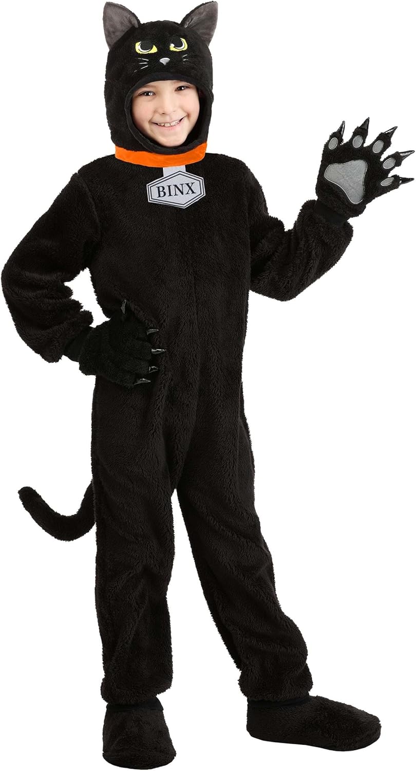 Thackery Binx Costume Halloween Kids Magic Cats Dress-Up