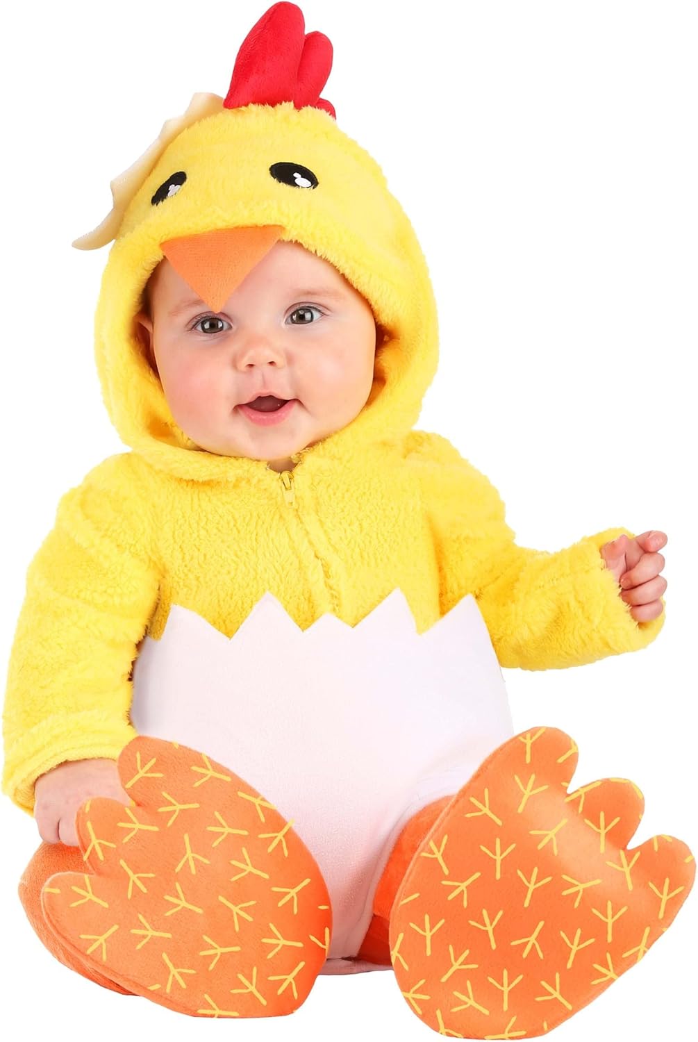 Adorable infant hatching chicken costume - ultimate comfort egg-ceptional detailing