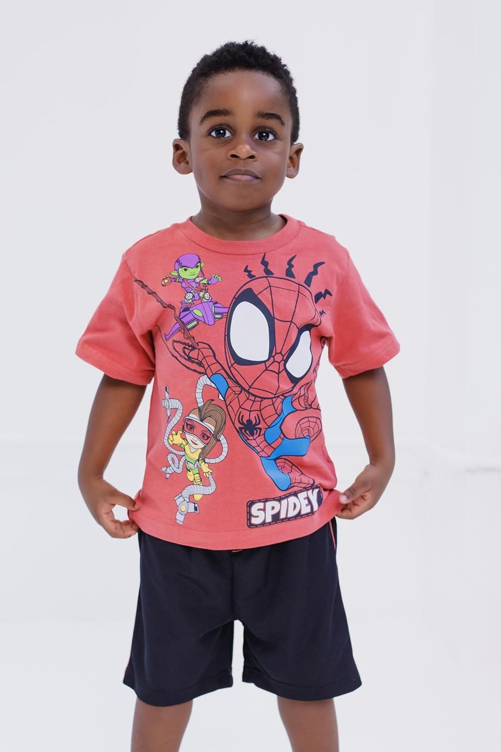 Marvel Spider-Man Tees Shorts Set