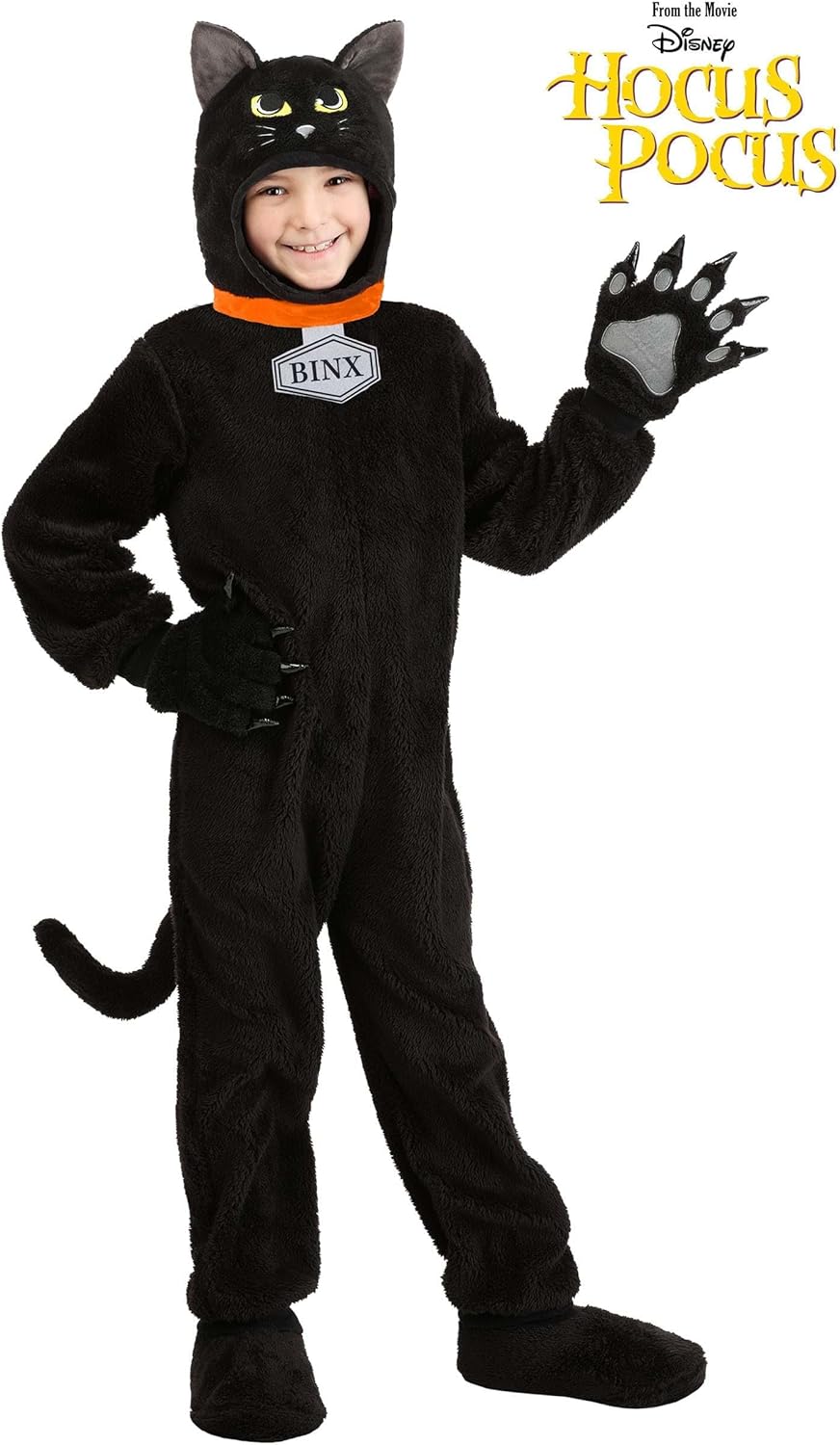 Thackery Binx Costume Halloween Kids Magic Cats Dress-Up