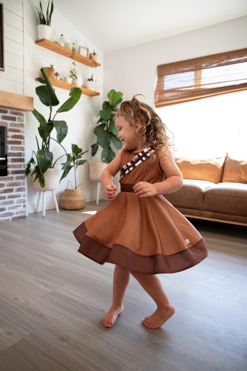 Galactic Fuzzball Twirl Dress Up Costume for Girls