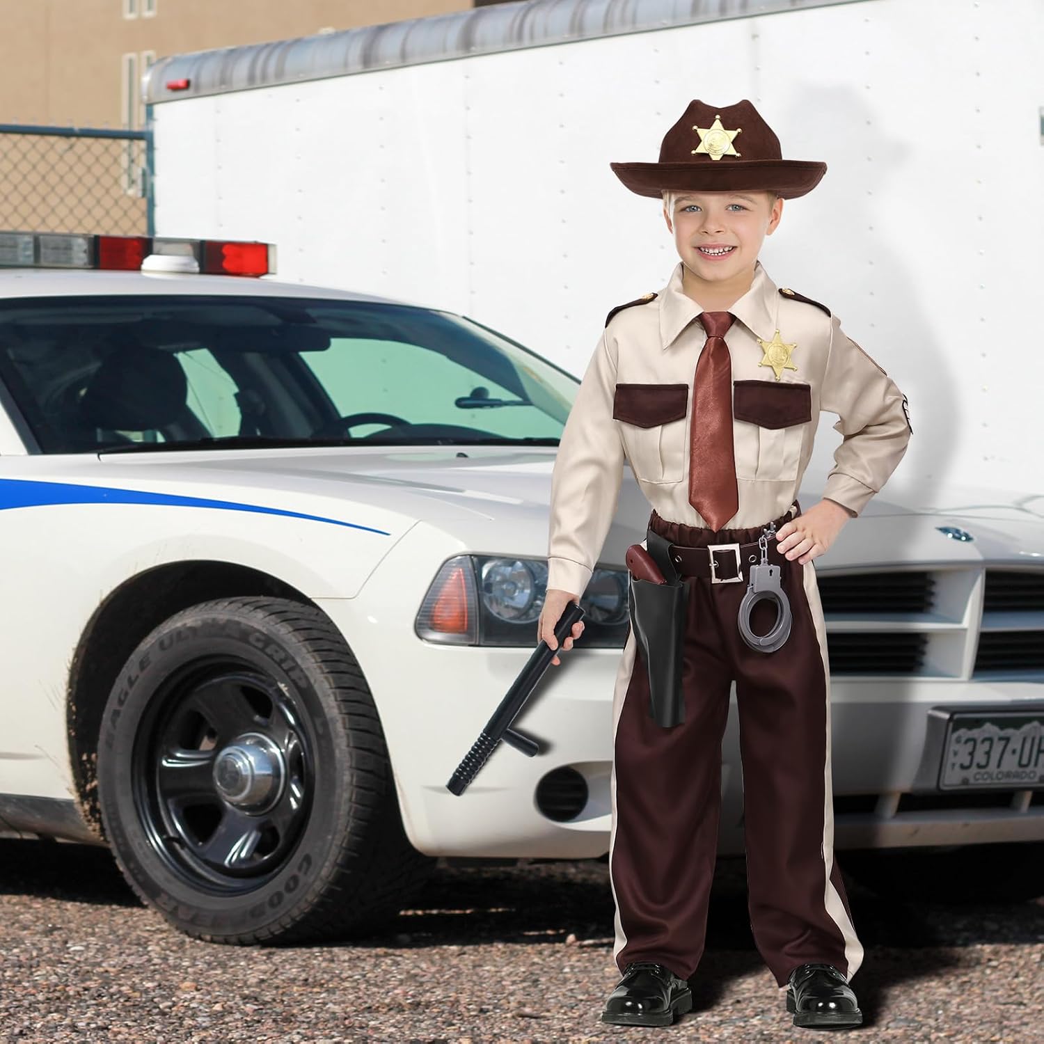Halloween Kids Police Costume