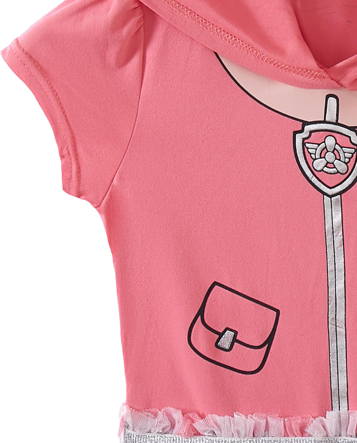 Paw Patrol Nickelodeon Girls Cosplay Hooded Telle Dress with Ears