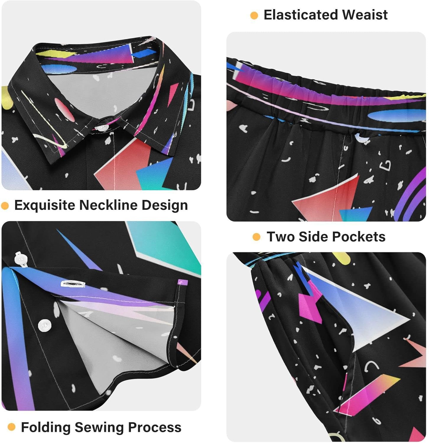 Boccsty Retro 80s 90s Memphis Boy Summer Set