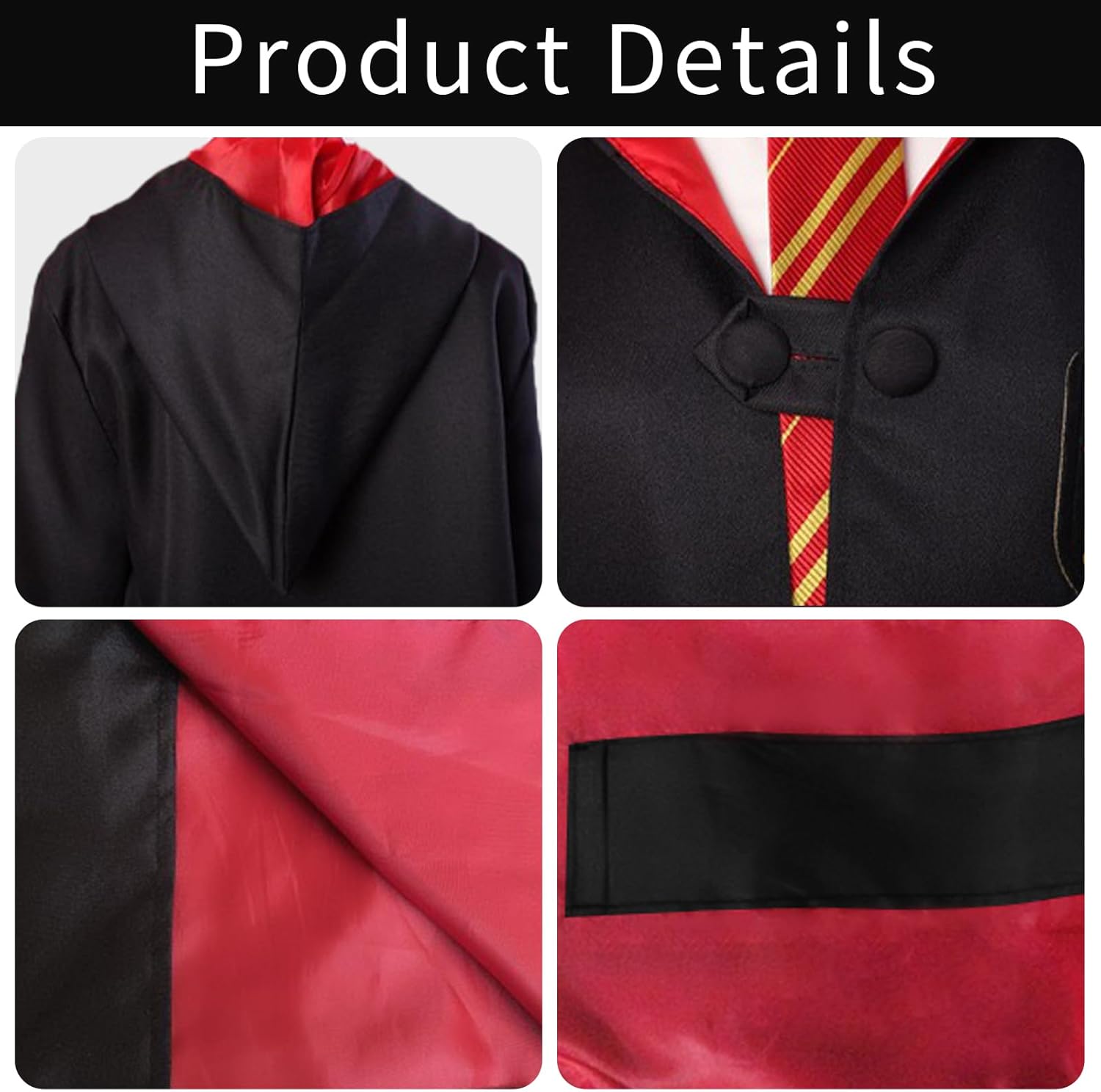 Wizard Costume Party Cosplay Set for Kids