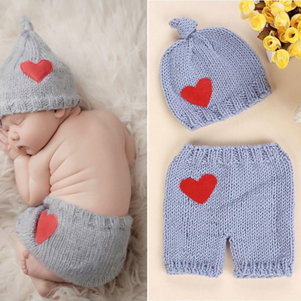 SUSHUN - Cute Baby Boys Girls Crochet Knit Costume Outfit