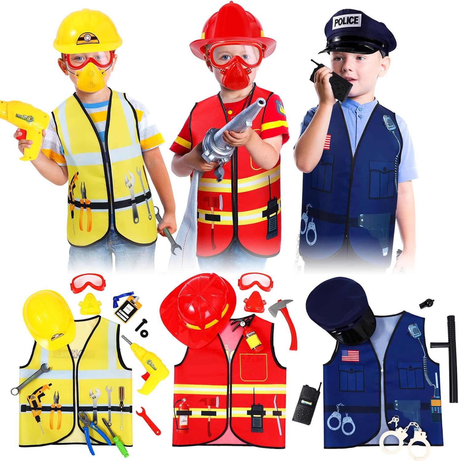 Fun Kids Polynomial Play Enjoyment Costume Set for 3-7 Years Old