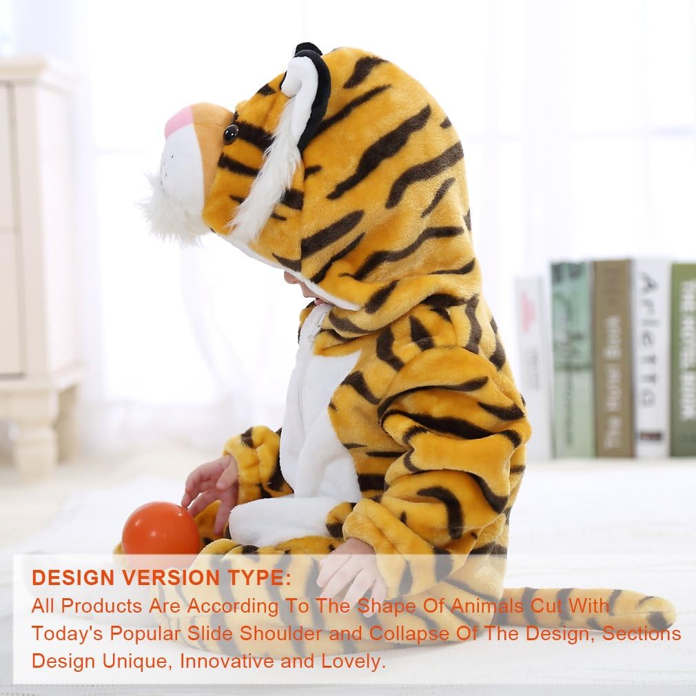 MICHLEY Animal Costume for Kids Halloween Trick or Treating Jumpsuit