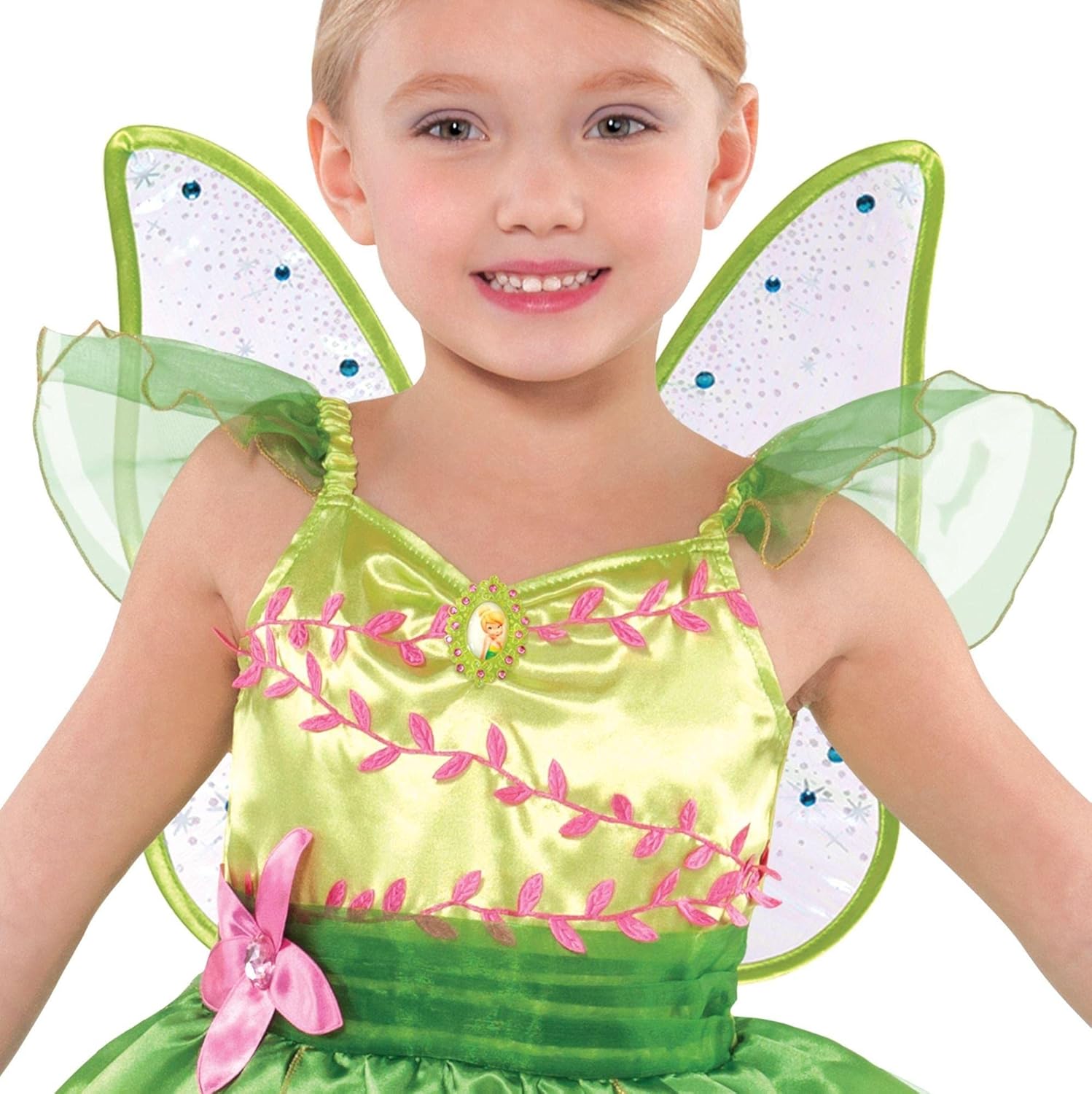Tinker Bell Halloween Costume for Toddlers Girls Wings Included
