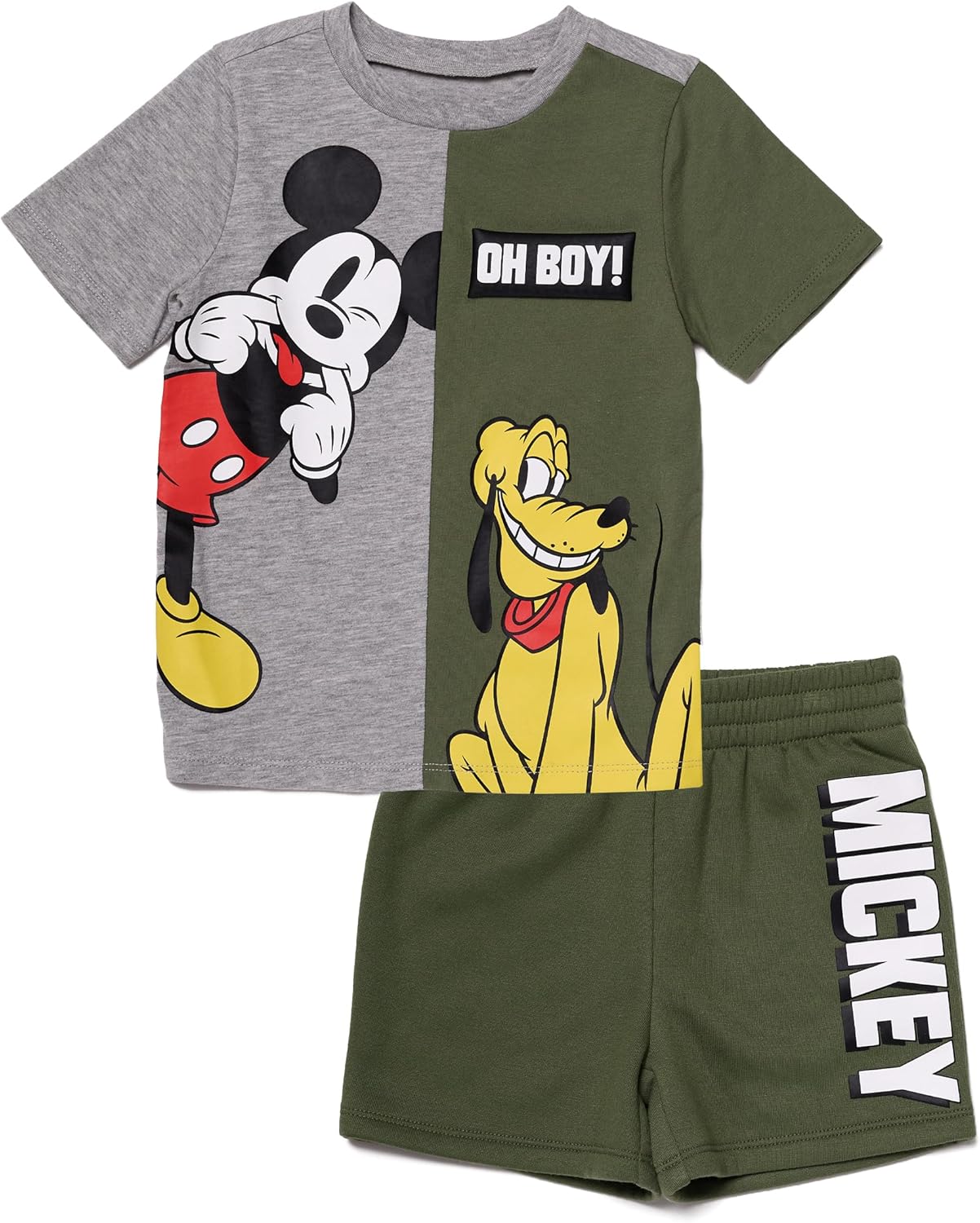 Disney 2-Piece Boys Set Mickey Mouse Lightning McQueen Outfit
