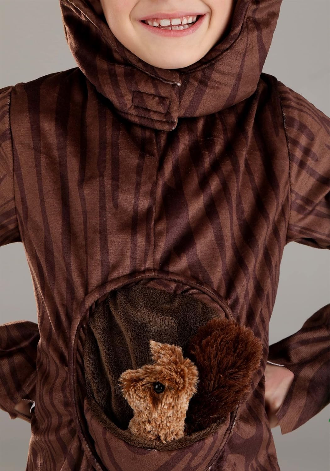 Natures Little Tree Guardian Jumpsuit Stuffed Squirrel Headpiece
