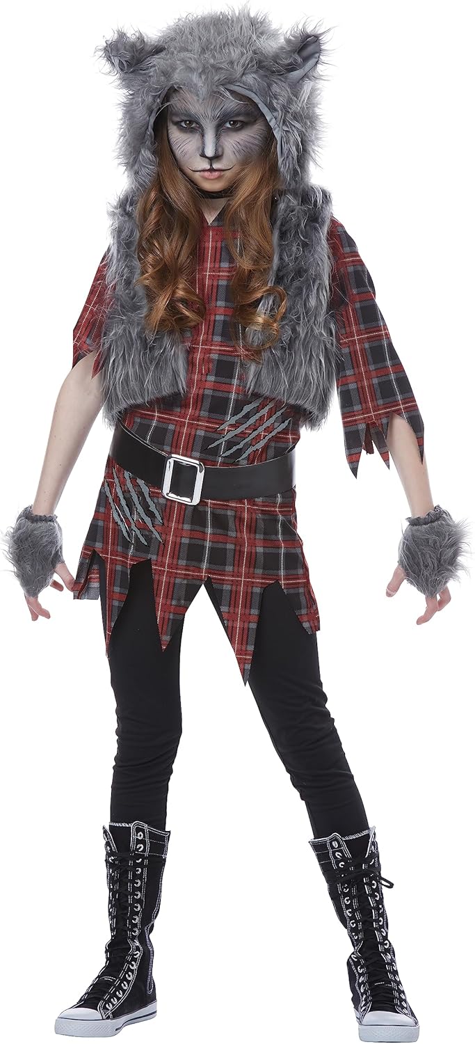 California Costumes werewolf girl costume for girls