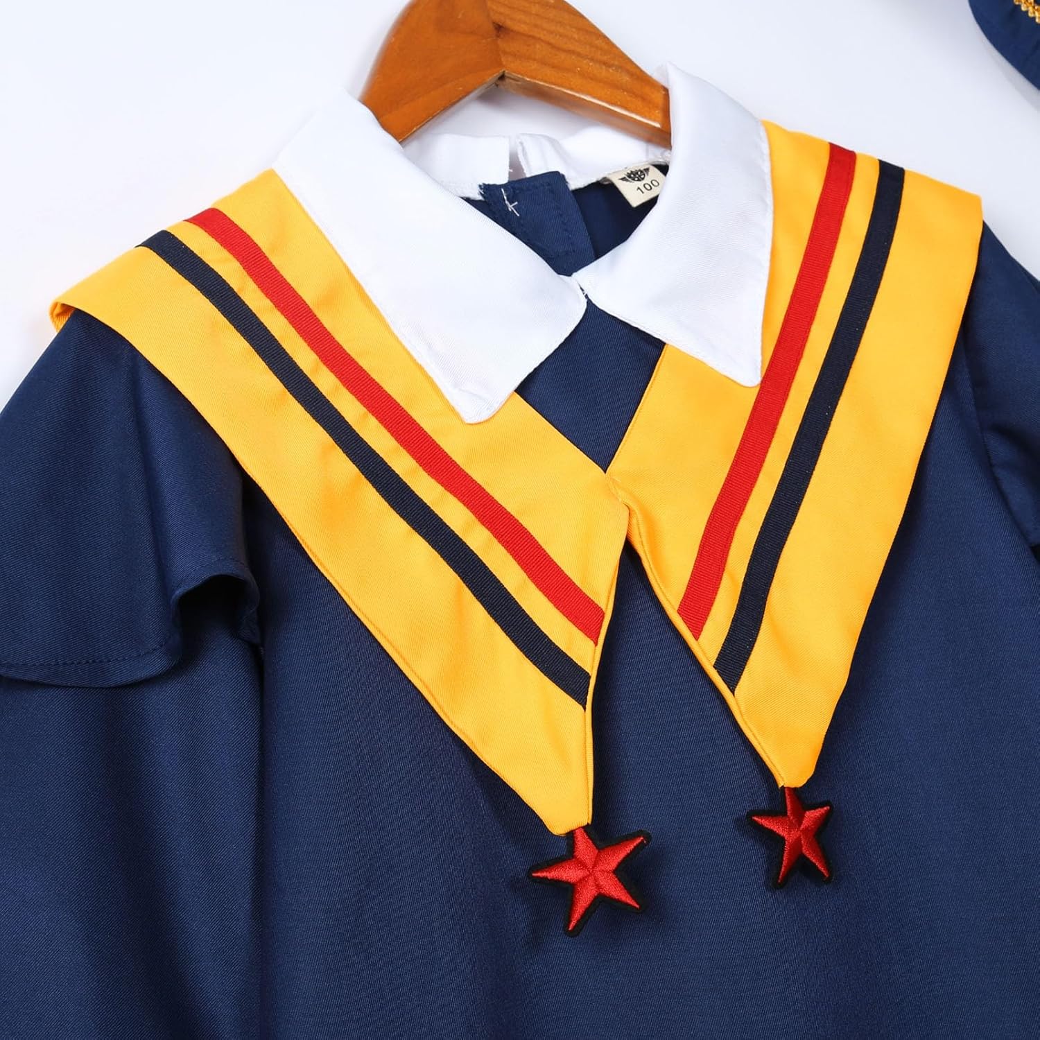 Kids Baby Boys Kids Preschool Kindergarten Graduation Gown Child