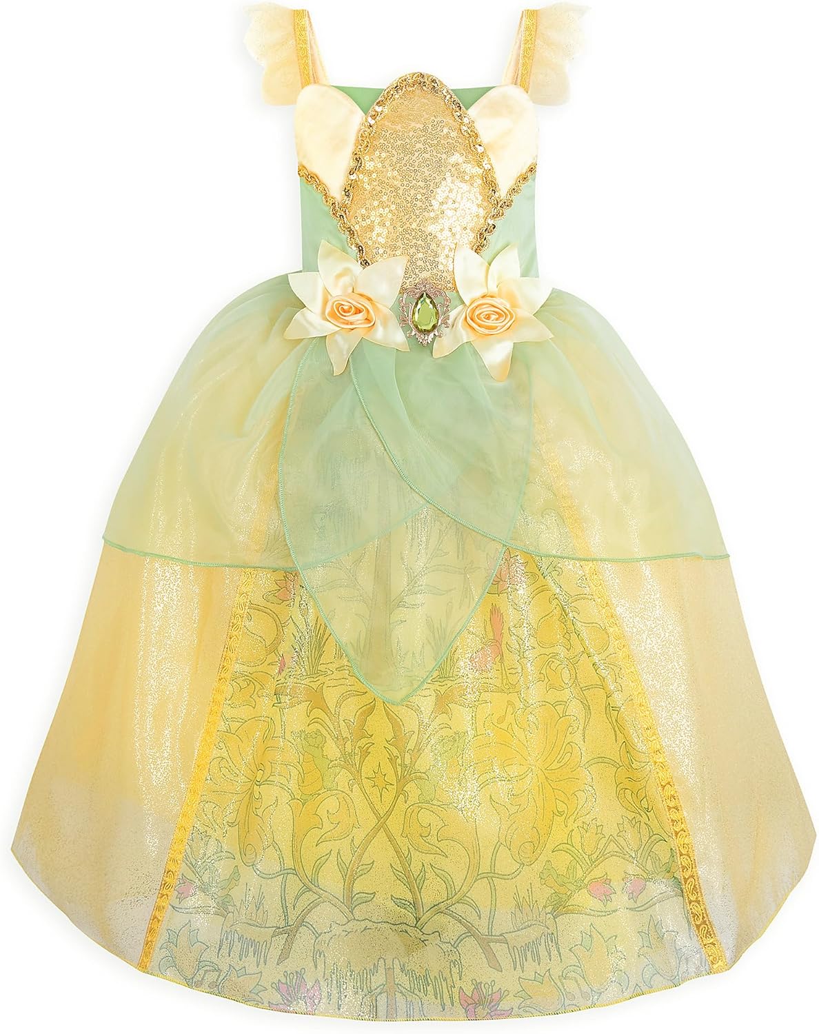 Multicolored Tiana Costume Kids