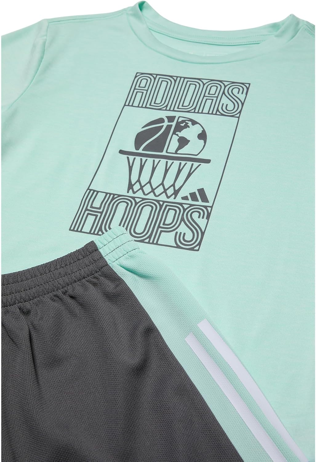 Adidas Boys 3S Colorblock Short Set
